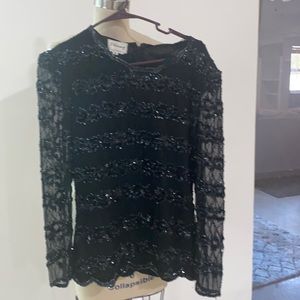 Elegant black blouse